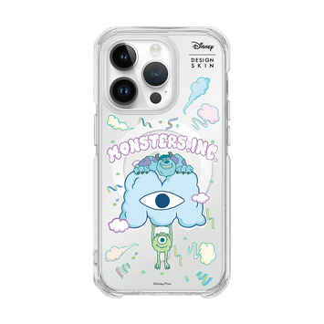 [DISNEY] PUFFY HAPPINESS - CLOUD SULLEY & MIKE (CLEAR MAGSAFE CASE)