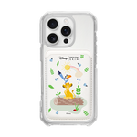 [DISNEY] THE LION KING - ZAZU AND SIMBA/WHITE (MAGSAFE LEATHER POCKET)