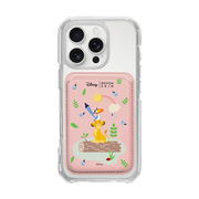 [DISNEY] THE LION KING - ZAZU AND SIMBA/PINK (MAGSAFE LEATHER POCKET)