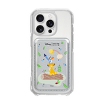 [DISNEY] THE LION KING - ZAZU AND SIMBA/SILVER (MAGSAFE LEATHER POCKET)