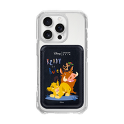 [DISNEY] THE LION KING - SIMBA FRIENDS/BLACK (MAGSAFE LEATHER POCKET)
