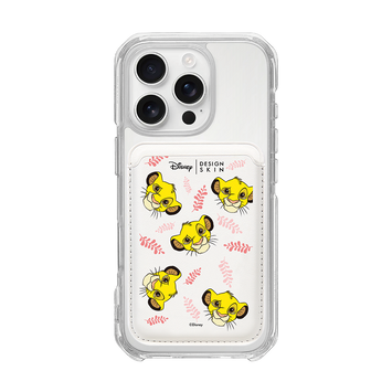[DISNEY] THE LION KING - LAUREL SIMBA/WHITE (MAGSAFE LEATHER POCKET)