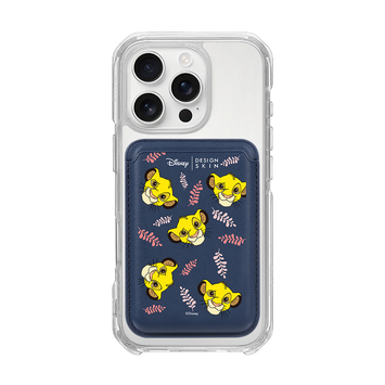 [DISNEY] THE LION KING - LAUREL SIMBA/NAVY (MAGSAFE LEATHER POCKET)