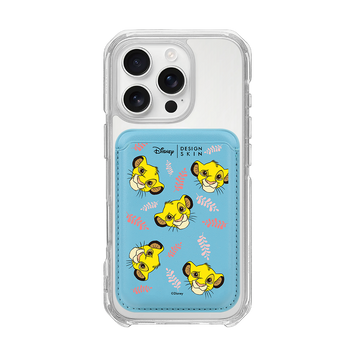 [DISNEY] THE LION KING - LAUREL SIMBA/BLUE (MAGSAFE LEATHER POCKET)