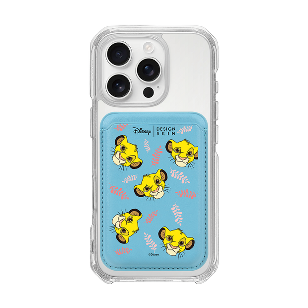 [DISNEY] THE LION KING - LAUREL SIMBA/BLUE (MAGSAFE LEATHER POCKET)