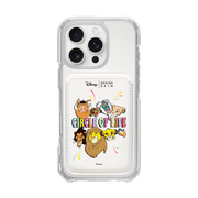 [DISNEY] THE LION KING - THE LION KING FAMILY/WHITE (MAGSAFE LEATHER POCKET)