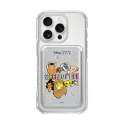 [DISNEY] THE LION KING - THE LION KING FAMILY/SILVER (MAGSAFE LEATHER POCKET)