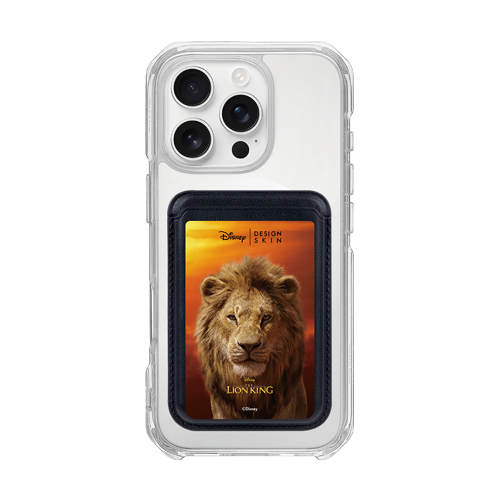 [DISNEY] THE LION KING - POSTER SIMBA/BLACK (MAGSAFE LEATHER POCKET ...