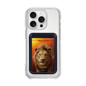 [DISNEY] THE LION KING - POSTER SIMBA/BLACK (MAGSAFE LEATHER POCKET)