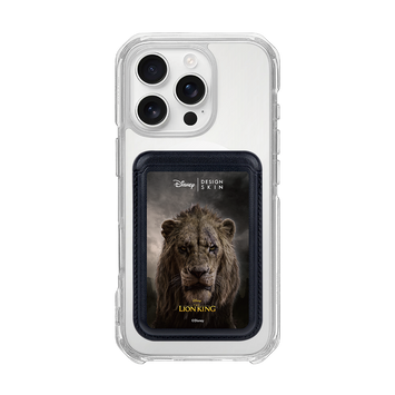 [DISNEY] THE LION KING - POSTER SCAR/BLACK (MAGSAFE LEATHER POCKET)