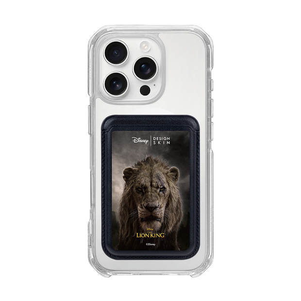 [DISNEY] THE LION KING - POSTER SCAR/BLACK (MAGSAFE LEATHER POCKET)