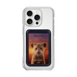 [DISNEY] THE LION KING - FLY POSTER BABY/BLACK (MAGSAFE LEATHER POCKET)