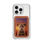 [DISNEY] THE LION KING - FLY POSTER BABY/BROWN (MAGSAFE LEATHER POCKET)