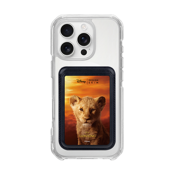 [DISNEY] THE LION KING - POSTER BABY SIMBA/BLACK (MAGSAFE LEATHER POCKET)