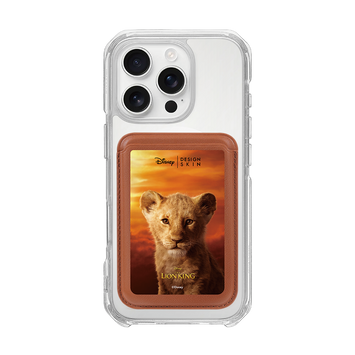 [DISNEY] THE LION KING - POSTER BABY SIMBA/BROWN (MAGSAFE LEATHER POCKET)