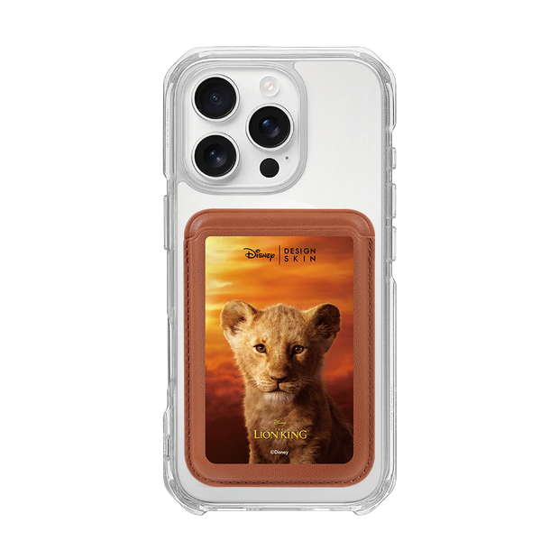 [DISNEY] THE LION KING - POSTER BABY SIMBA/BROWN (MAGSAFE LEATHER POCKET)