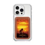 [DISNEY] THE LION KING - POSTER MUFASA AND SIMBA/BROWN (MAGSAFE LEATHER POCKET)