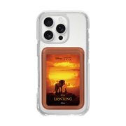 [DISNEY] THE LION KING - POSTER MUFASA AND SIMBA/BROWN (MAGSAFE LEATHER POCKET)