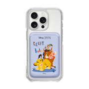 [DISNEY] THE LION KING - SIMBA FRIENDS/LAVENDER (MAGSAFE LEATHER POCKET)