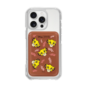 [DISNEY] THE LION KING - LAUREL SIMBA/BROWN (MAGSAFE LEATHER POCKET)