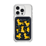 [DISNEY] THE LION KING - FLOWER SIMBA/BLACK (MAGSAFE LEATHER POCKET)