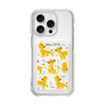 [DISNEY] THE LION KING - FLOWER SIMBA/WHITE (MAGSAFE LEATHER POCKET)
