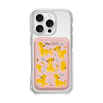 [DISNEY] THE LION KING - FLOWER SIMBA/PINK (MAGSAFE LEATHER POCKET)