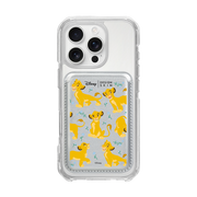[DISNEY] THE LION KING - FLOWER SIMBA/SILVER (MAGSAFE LEATHER POCKET)