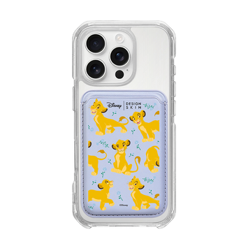 [DISNEY] THE LION KING - FLOWER SIMBA/LAVENDER (MAGSAFE LEATHER POCKET)