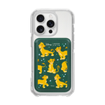 [DISNEY] THE LION KING - FLOWER SIMBA/GREEN (MAGSAFE LEATHER POCKET)