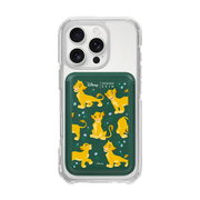 [DISNEY] THE LION KING - FLOWER SIMBA/GREEN (MAGSAFE LEATHER POCKET)