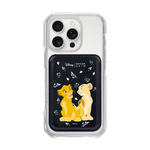 [DISNEY] THE LION KING - SIMBA LOVE NALA/BLACK (MAGSAFE LEATHER POCKET)
