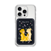 [DISNEY] THE LION KING - SIMBA LOVE NALA/BLACK (MAGSAFE LEATHER POCKET)