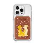 [DISNEY] THE LION KING - SIMBA LOVE NALA/BROWN (MAGSAFE LEATHER POCKET)