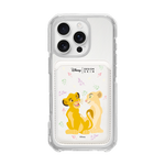 [DISNEY] THE LION KING - SIMBA LOVE NALA/WHITE (MAGSAFE LEATHER POCKET)