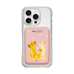 [DISNEY] THE LION KING - SIMBA LOVE NALA/PINK (MAGSAFE LEATHER POCKET)