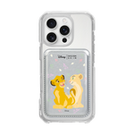 [DISNEY] THE LION KING - SIMBA LOVE NALA/SILVER (MAGSAFE LEATHER POCKET)