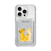 [DISNEY] THE LION KING - SIMBA LOVE NALA/SILVER (MAGSAFE LEATHER POCKET)
