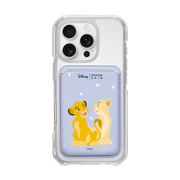 [DISNEY] THE LION KING - SIMBA LOVE NALA/LAVENDER (MAGSAFE LEATHER POCKET)
