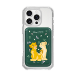 [DISNEY] THE LION KING - SIMBA LOVE NALA/GREEN (MAGSAFE LEATHER POCKET)