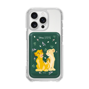 [DISNEY] THE LION KING - SIMBA LOVE NALA/GREEN (MAGSAFE LEATHER POCKET)