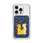 [DISNEY] THE LION KING - SIMBA LOVE NALA/NAVY (MAGSAFE LEATHER POCKET)