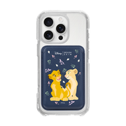 [DISNEY] THE LION KING - SIMBA LOVE NALA/NAVY (MAGSAFE LEATHER POCKET)