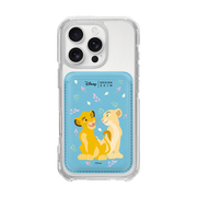 [DISNEY] THE LION KING - SIMBA LOVE NALA/BLUE (MAGSAFE LEATHER POCKET)