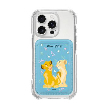 [DISNEY] THE LION KING - SIMBA LOVE NALA/BLUE (MAGSAFE LEATHER POCKET)