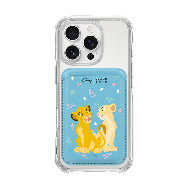 [DISNEY] THE LION KING - SIMBA LOVE NALA/BLUE (MAGSAFE LEATHER POCKET)