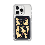 [DISNEY] THE LION KING - FLY PATTERN/BLACK (MAGSAFE LEATHER POCKET)