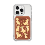 [DISNEY] THE LION KING - FLY PATTERN/BROWN (MAGSAFE LEATHER POCKET)