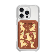 [DISNEY] THE LION KING - FLY PATTERN/BROWN (MAGSAFE LEATHER POCKET)