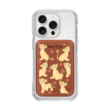 [DISNEY] THE LION KING - FLY PATTERN/BROWN (MAGSAFE LEATHER POCKET)
